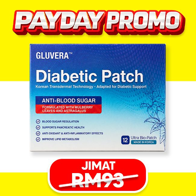 PAKEJ CEGAH ( 1 KOTAK GLUVERA DIABETIC PATCH )