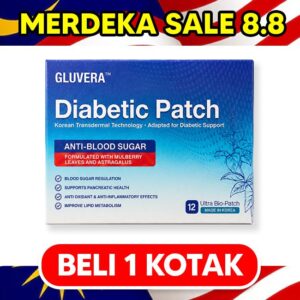 PAKEJ CEGAH ( 1 KOTAK GLUVERA DIABETIC PATCH )